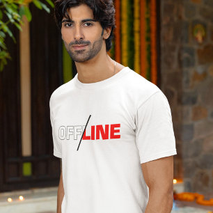 Offline Geek Humor T-Shirt