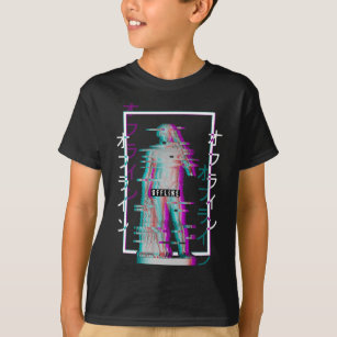 Glitch Sad Anime Boy Pfp T Shirt Cheap