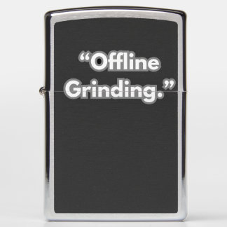Offline GrindingT-Shirt Zippo Lighter
