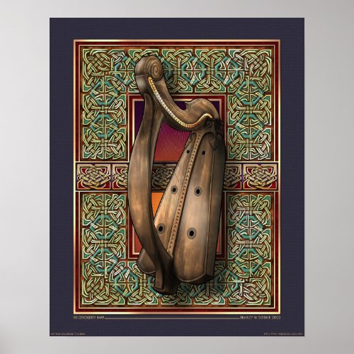O'ffogerty Harp poster (16x20