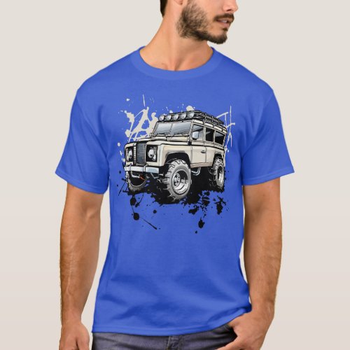 OffRoad 4x4 Vehicles in Graffiti toon Style 2 T_Shirt