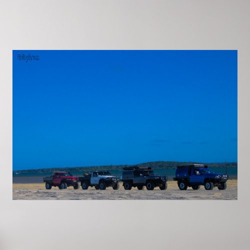 Offroad beach Patrol Poster