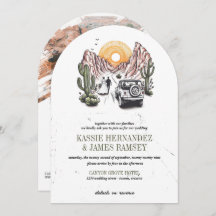 Offroad Canyon Couple Wedding