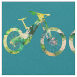  Offroad Downhill  Sport Xtreme Watercolor Art  Fabric