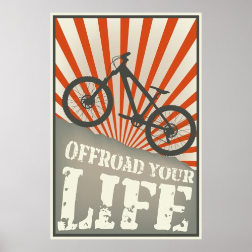 Offroad your life poster