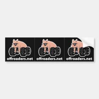 Offroader Hedmark - 3 Web black Bumper Sticker