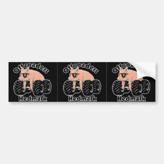 Offroaders Hedmark - 3 Logo black Bumper Sticker