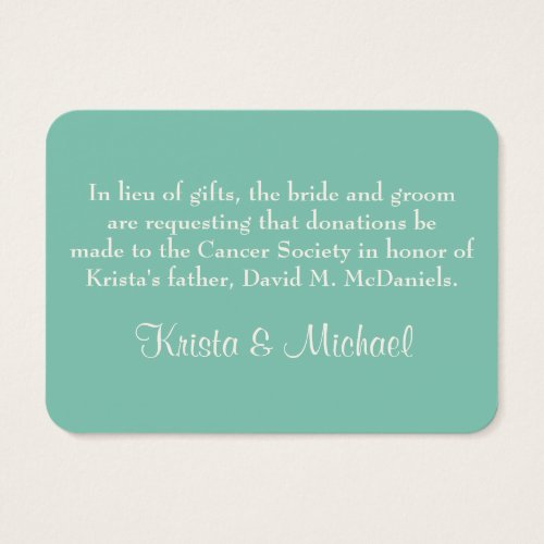 Offset Ampersand Modern Typography Style Weddings Business Card Template