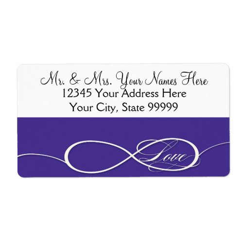 Offset Ampersand Modern Typography Style Weddings Label