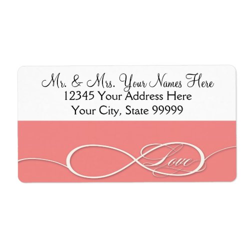 Offset Ampersand Modern Typography Style Weddings Label