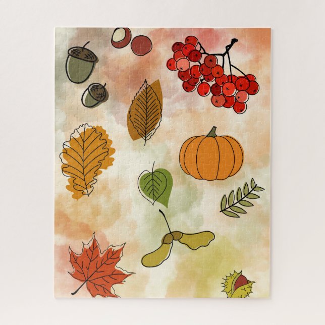 Offset Autumn jigsaw Jigsaw Puzzle (Vertical)