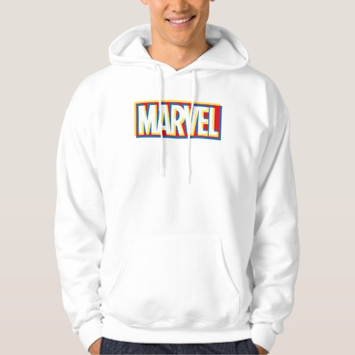 Offset Print Marvel Logo Hoodie