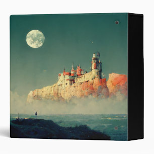 Offshore Citadel Fantasy Sci-Fi 3 Ring Binder