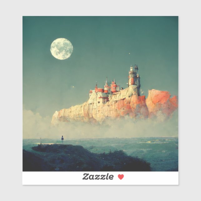 Offshore Citadel Fantasy Sci-Fi Sticker (Sheet)