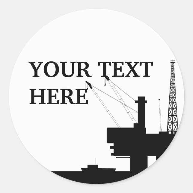 Offshore Oil Sticker Template (Front)