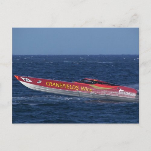 Offshore Powerboat Racing Postcard