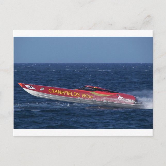 Offshore Powerboat Racing Postcard (Front)