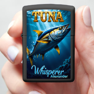 Offshore Trophy Tuna Personalized Deep Zippo Lighter