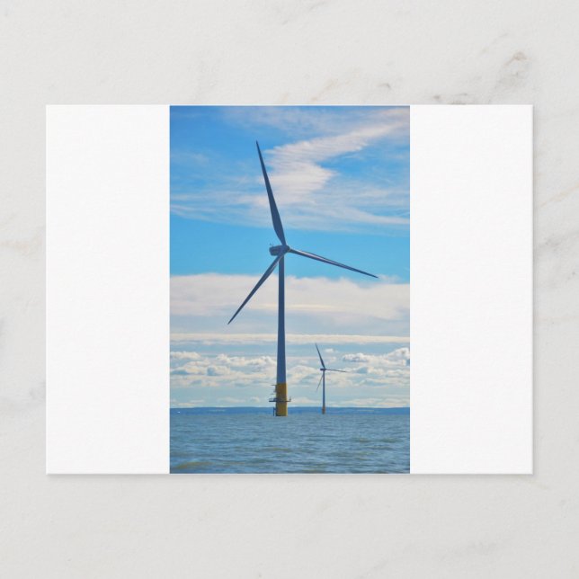 Offshore Wind Farm Postcard (Front)