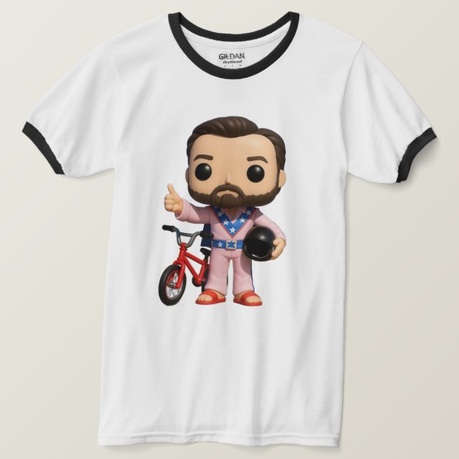 OFG THE POP SHIRT! RINGER DESIGN! T-Shirt (Design Front)