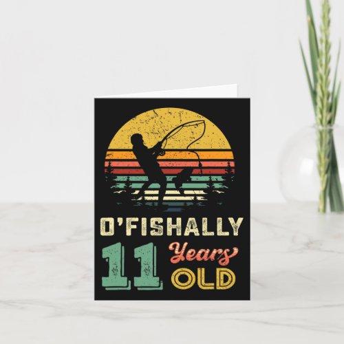 Ofishally 11 Year Old Fishing 11th Birthday Party 