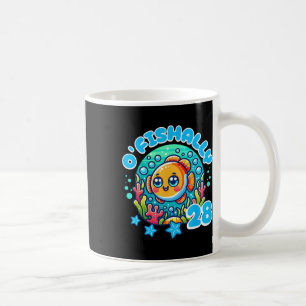 Ofishally 28 Year Old Funny 28th Birthday Fishing Coffee Mug