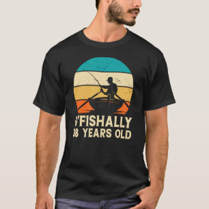 O'fishally 38 years old funny retro T-Shirt