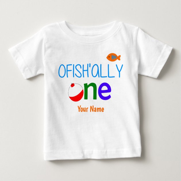 Ofishally one birthday sales shirt