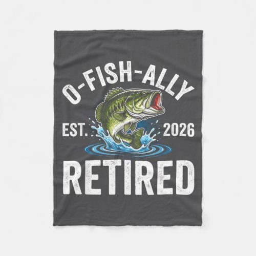 Ofishally Retired 2026 Funny Fishing Retirement Fi