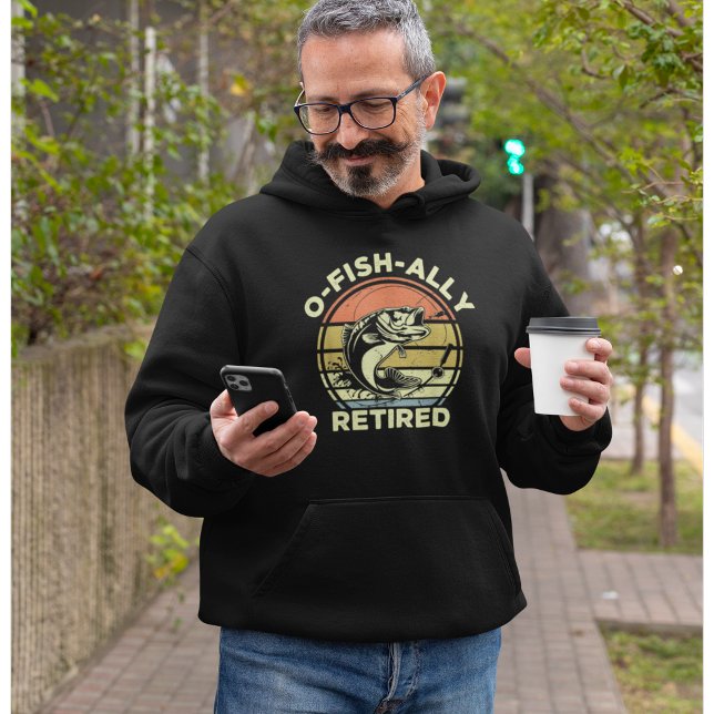 Ofishally Retired Funny Fishing Hoodie (Creator Uploaded)