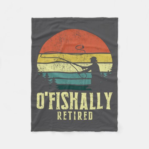 Ofishally Retired Funny Fishing Retirement 