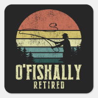 Ofishally Retired Funny fishing retirement
