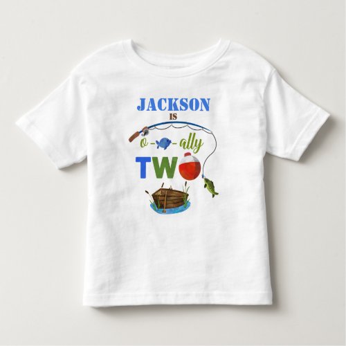 Ofishally TWO baby T_shirt O_fish_ally TWO boy