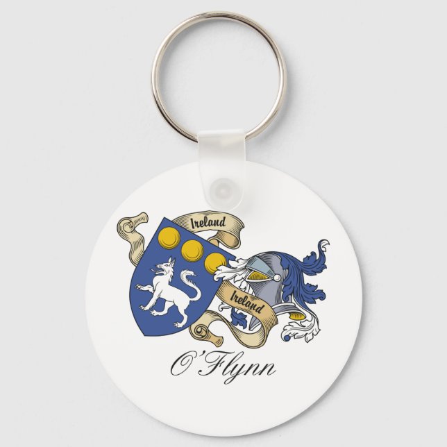 O'Flynn Family Crest Keychain (Front)