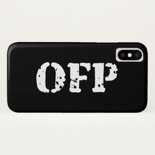 OFP iPhone XS CASE