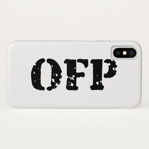 OFP iPhone XS CASE