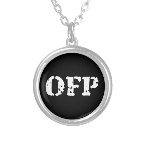 OFP SILVER PLATED NECKLACE