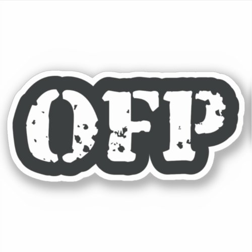 OFP STICKER