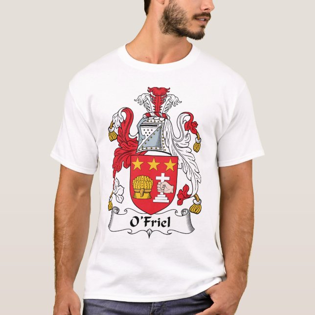 O'Friel Family Crest T-Shirt (Front)