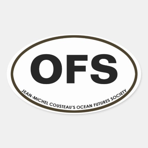 OFS Oval Sticker