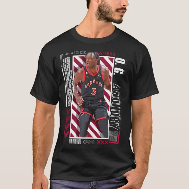 OG Anunoby Paper Poster Version T-Shirt (Front)