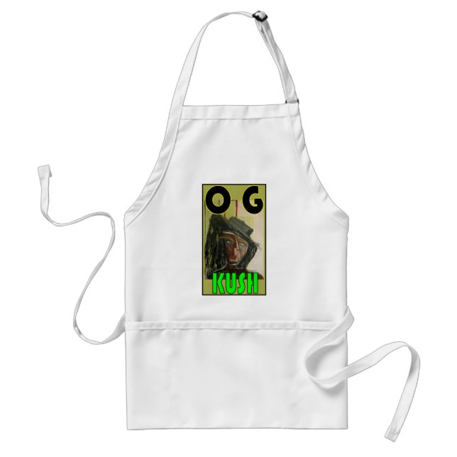 OG KUSH ADULT APRON (Front)