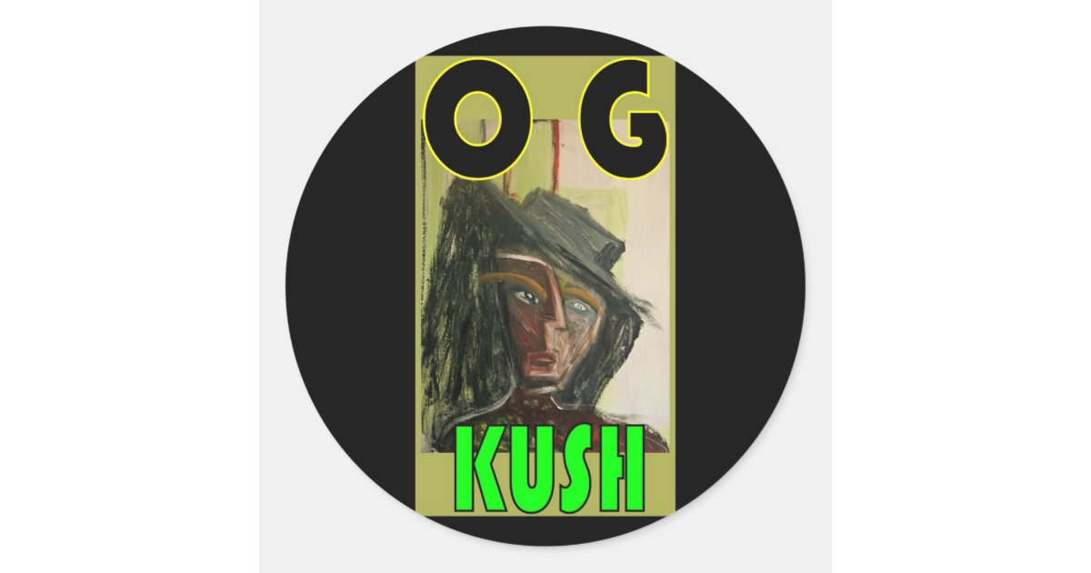 OG KUSH CLASSIC ROUND STICKER | Zazzle