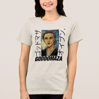 OG MOMOKO HEAD VINTAGE COLOR EST. 1985 FRONT VIEW Tri-Blend SHIRT