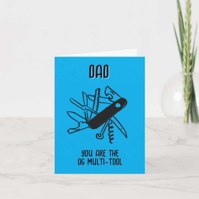 OG Multi-tool father's day - Holiday Card (Front)