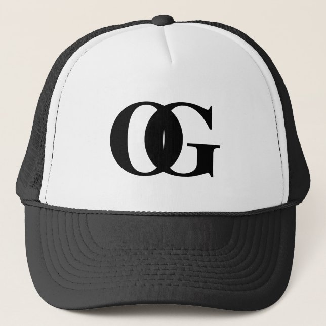 OG "Original Gangsta"  Truckers Cap (Front)