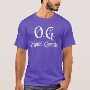 OG Original Gangster blue color version vintage T-Shirt