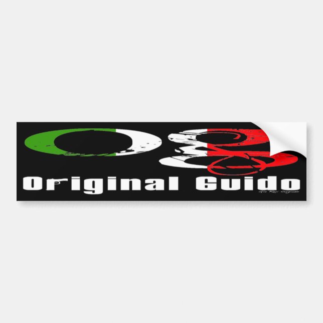 OG - Original Guido Bumper Sticker (Front)