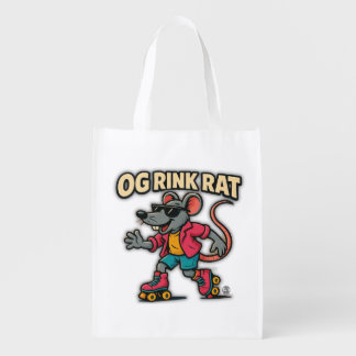 OG Rink Rat T Shirt Grocery Bag