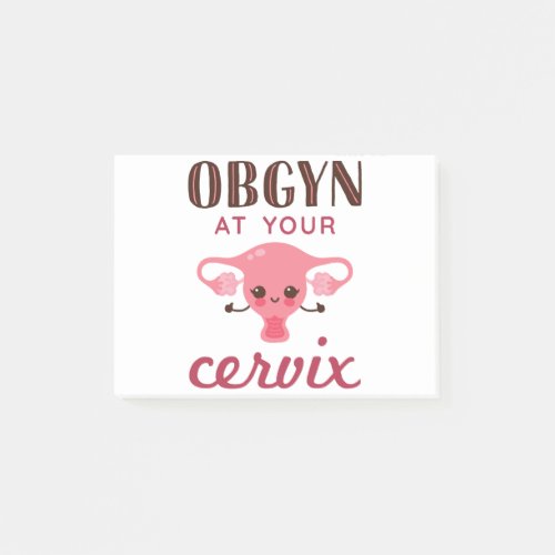 OGBYN At Your Cervix Post_it Notes